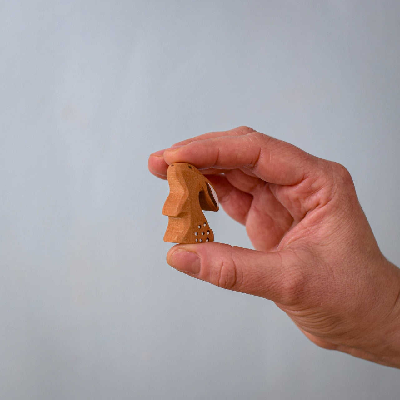 Wooden Curious Baby Rabbit
