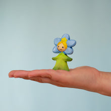Load image into Gallery viewer, Wooden Forget-Me-Not Flower Child

