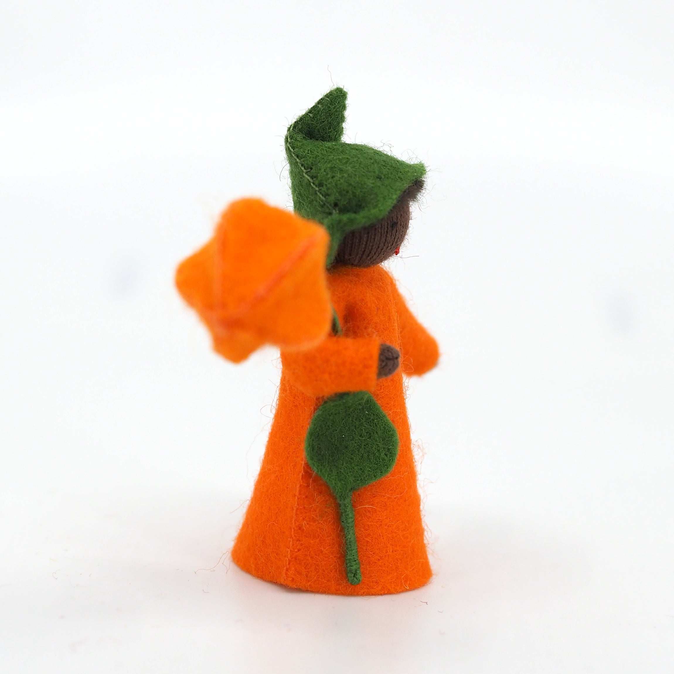 Japanese Lantern Prince Felted Waldorf Doll