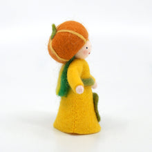 Load image into Gallery viewer, Pumpkin Fairy Felted Waldorf Doll
