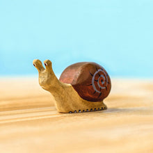 Load image into Gallery viewer, Wooden Snail
