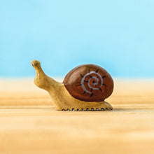Load image into Gallery viewer, Wooden Snail
