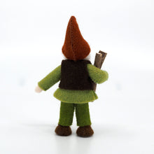 Load image into Gallery viewer, Woodsman Gnome Felted Waldorf Doll - Three Skin Tones
