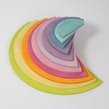 Load image into Gallery viewer, Grimm&#39;s Large Pastel Rainbow Semicircles

