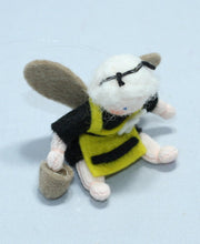 Load image into Gallery viewer, Bee Baby Girl Felted Waldorf Doll
