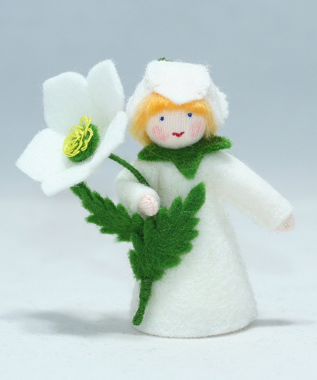 Christmas Rose Prince Felted Waldorf Doll - Two Skin Colors