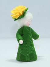 Load image into Gallery viewer, Dandelion Fairy Felted Waldorf Doll - Three Skin Colors
