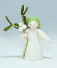Load image into Gallery viewer, Mistletoe Fairy Felted Waldorf Doll - Four Skin Colors
