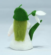Load image into Gallery viewer, Snowdrop Fairy Felted Waldorf Doll - Two Skin Colors
