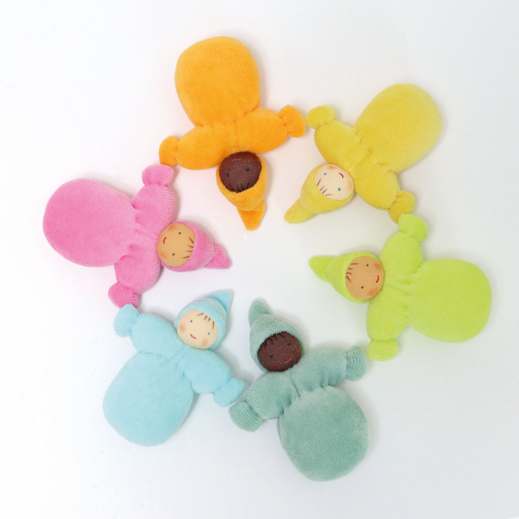 Grimm's Pastel Rainbow Pocket Gnome Girls