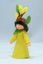 Load image into Gallery viewer, Forsythia Fairy Felted Waldorf Doll - Two Skin Colors
