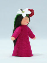 Load image into Gallery viewer, Raspberry Fairy Felted Waldorf Doll - Four Skin Colors
