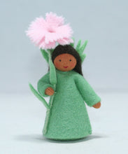 Load image into Gallery viewer, Carnation Fairy Felted Waldorf Doll - Four Skin Tones
