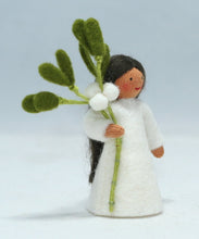 Load image into Gallery viewer, Mistletoe Fairy Felted Waldorf Doll - Four Skin Colors
