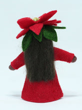 Load image into Gallery viewer, Poinsettia Fairy Felted Waldorf Doll - Four Skin Colors
