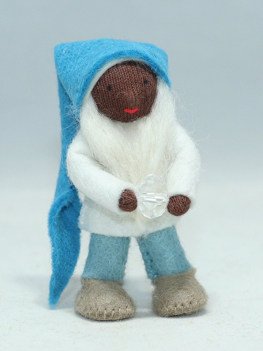 Cave Gnome Felted Waldorf Doll - Three Skin Colors