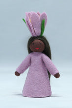Load image into Gallery viewer, Crocus Fairy Felted Waldorf Doll - Four Skin Colors
