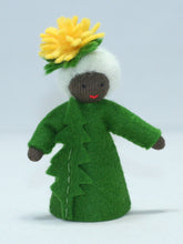 Load image into Gallery viewer, Dandelion Fairy Felted Waldorf Doll - Three Skin Colors
