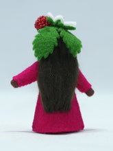 Load image into Gallery viewer, Raspberry Fairy Felted Waldorf Doll - Four Skin Colors
