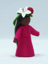 Load image into Gallery viewer, Raspberry Fairy Felted Waldorf Doll - Four Skin Colors
