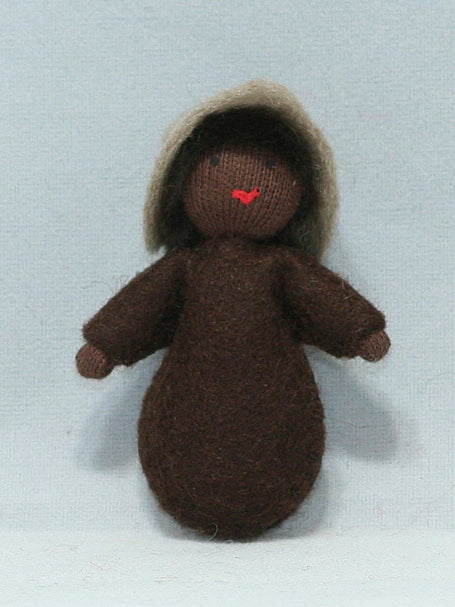 Seed Baby Felted Waldorf Doll - Three Skin Colors