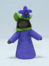 Load image into Gallery viewer, Sweet Violet Fairy Felted Waldorf Doll - Two Skin Colors

