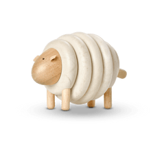 Load image into Gallery viewer, Lacing Wooden Sheep - PlanToys
