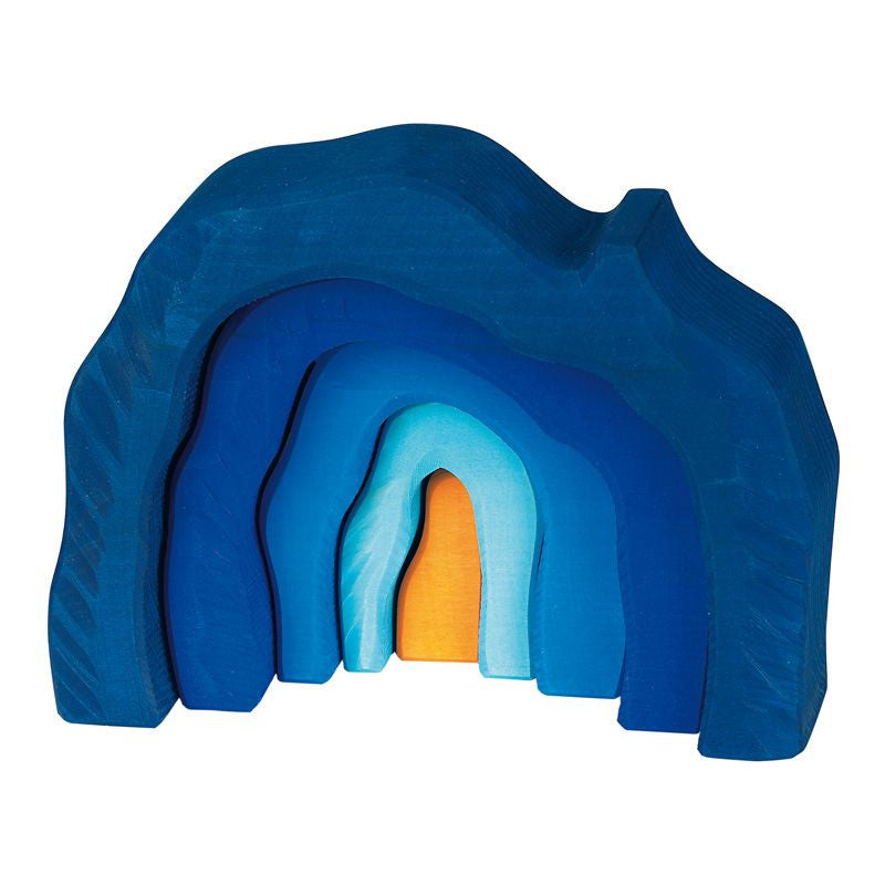 Blue Grotto Wooden Stacker