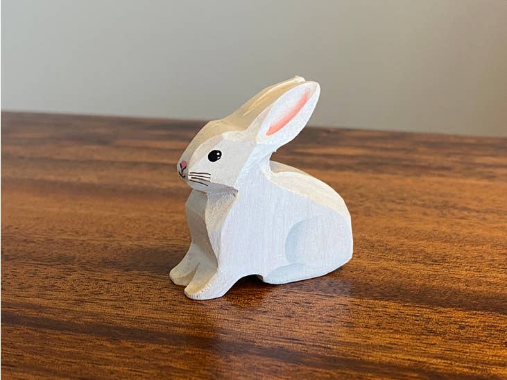 Wooden White Rabbit