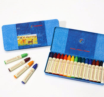 Stockmar 16 Color Stick Crayons in Tin