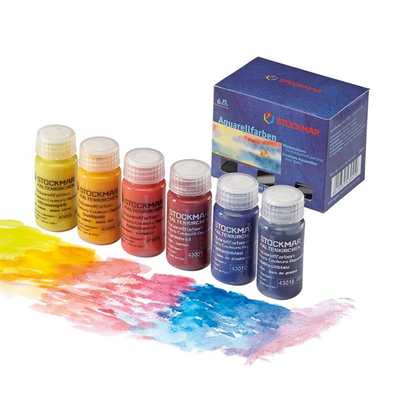 Stockmar Watercolor Paint - Basic Colors Set of 6