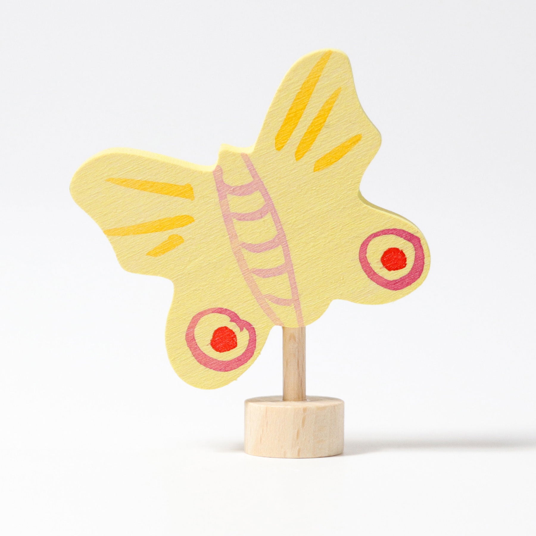 Grimm's Birthday Ring Decoration - Yellow Butterfly