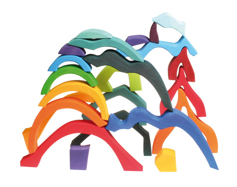 Grimm's Small Four Elements Building Blocks Puzzle