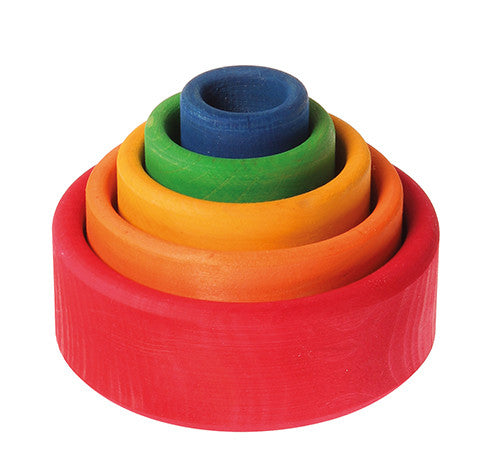 Grimm's Rainbow Nesting Bowls
