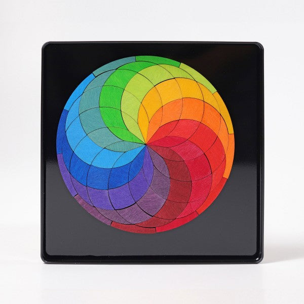 Grimm's 72 Piece Magnet Puzzle Color Spiral