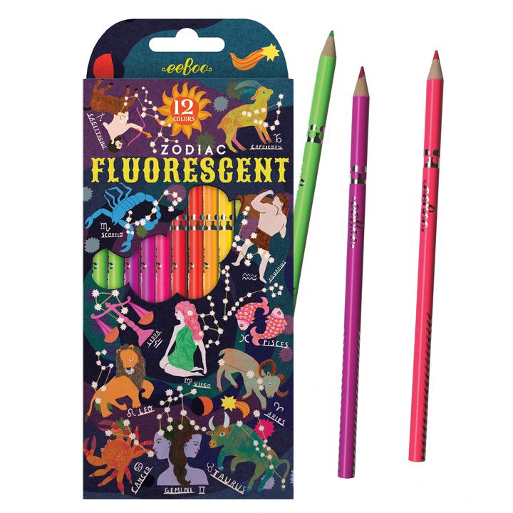 Zodiac Fluorescent Colored Pencils