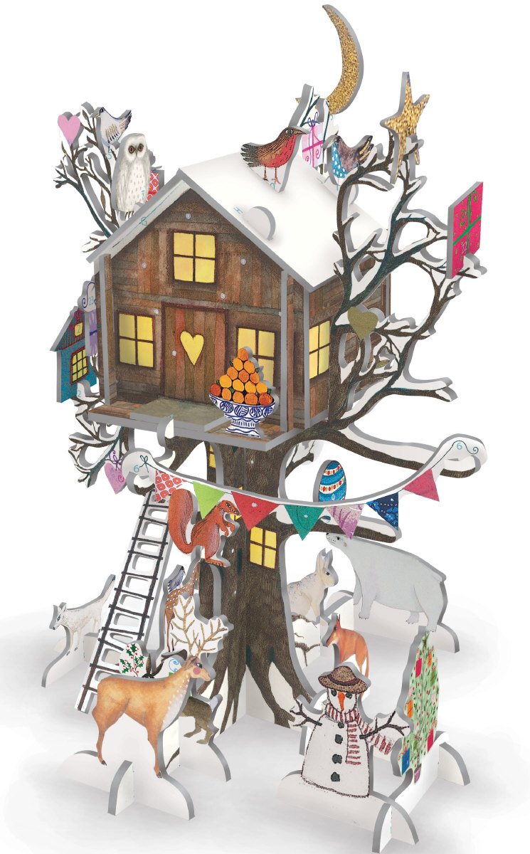 Christmas Treehouse 3-Dimensional Advent Calendar