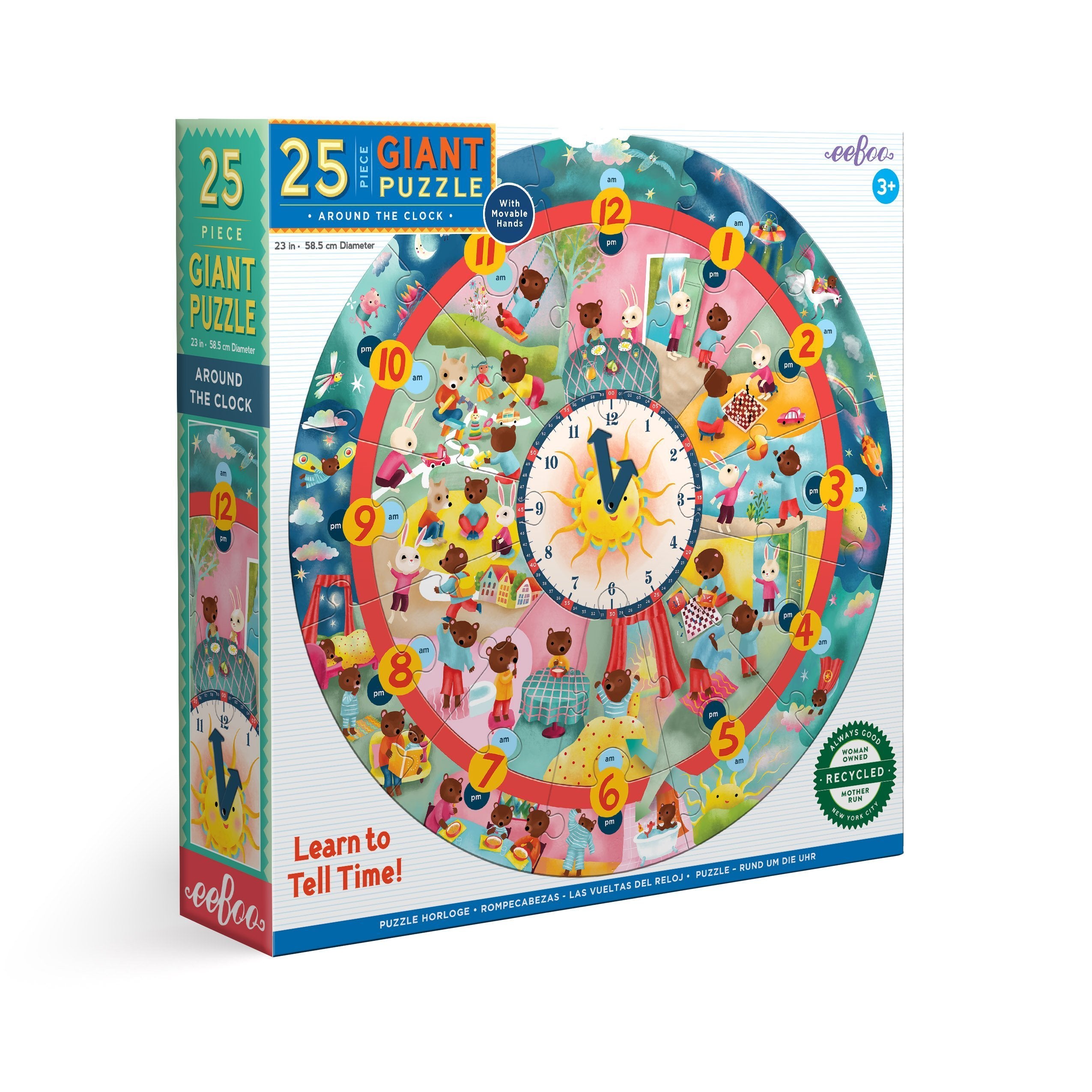 Around the Clock 25 Piece Puzzle