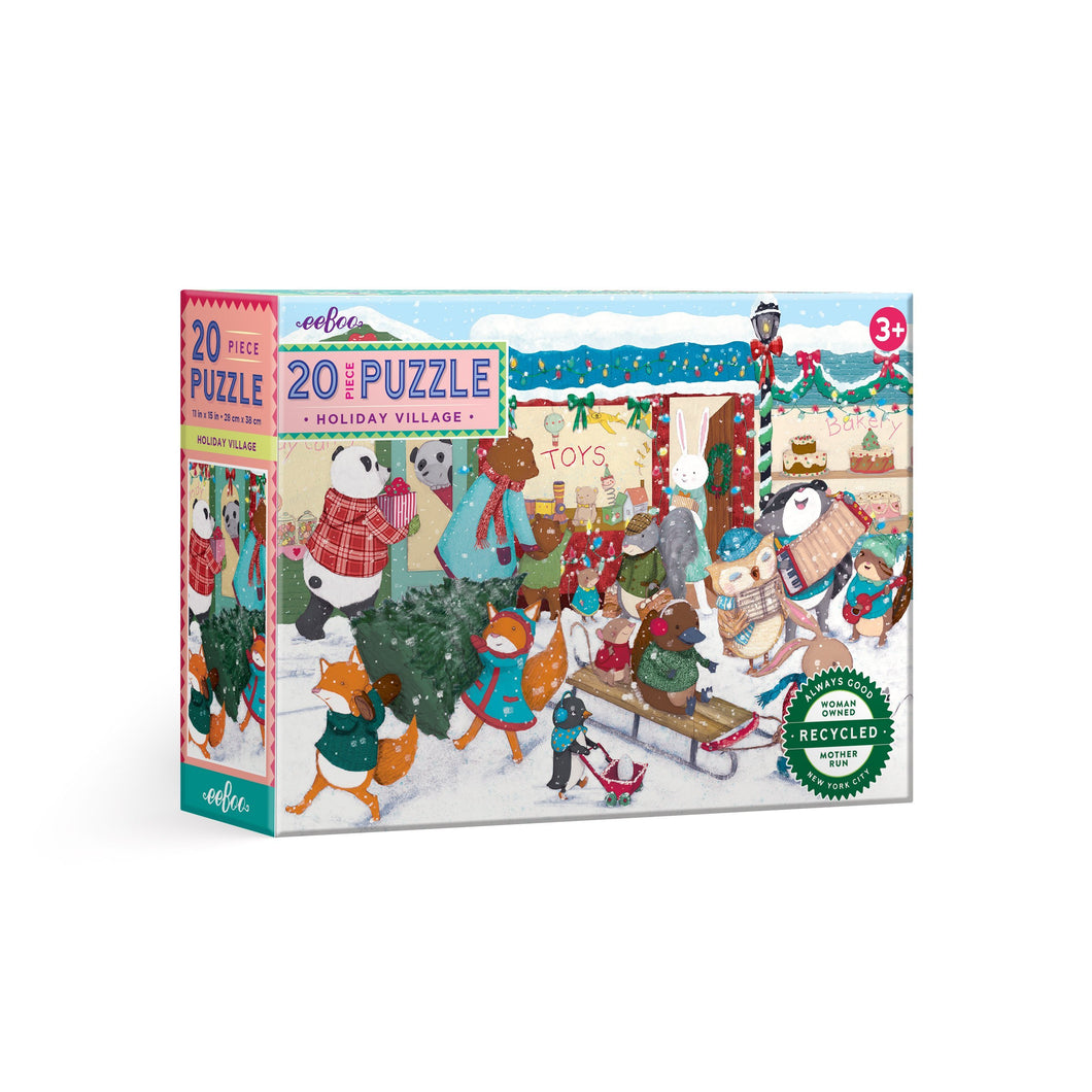 Holiday Village 20 Piece Puzzle