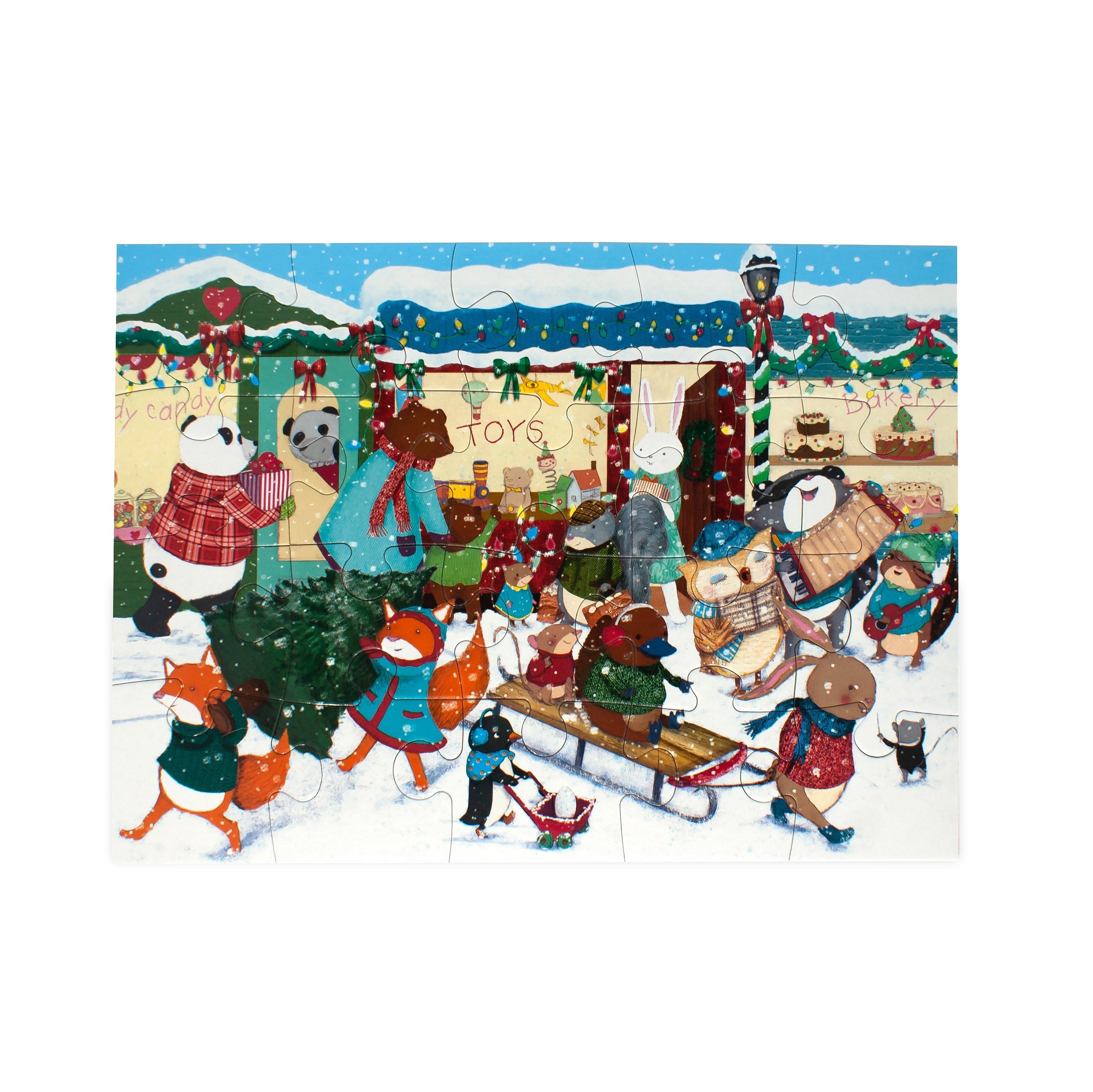 Holiday Village 20 Piece Puzzle