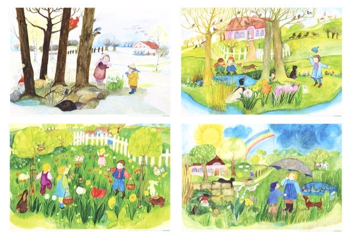 <i>Spring</i> Postcard Collection by Eva-Maria Ott-Heidmann