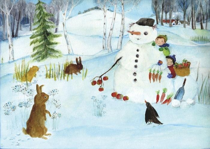 <i>Wintertime</i> Poster by Eva-Maria Ott-Heidmann