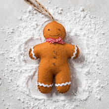 Load image into Gallery viewer, Gingerbread Man Felt Craft Kit
