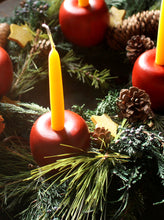 Load image into Gallery viewer, Advent Apple Wreath
