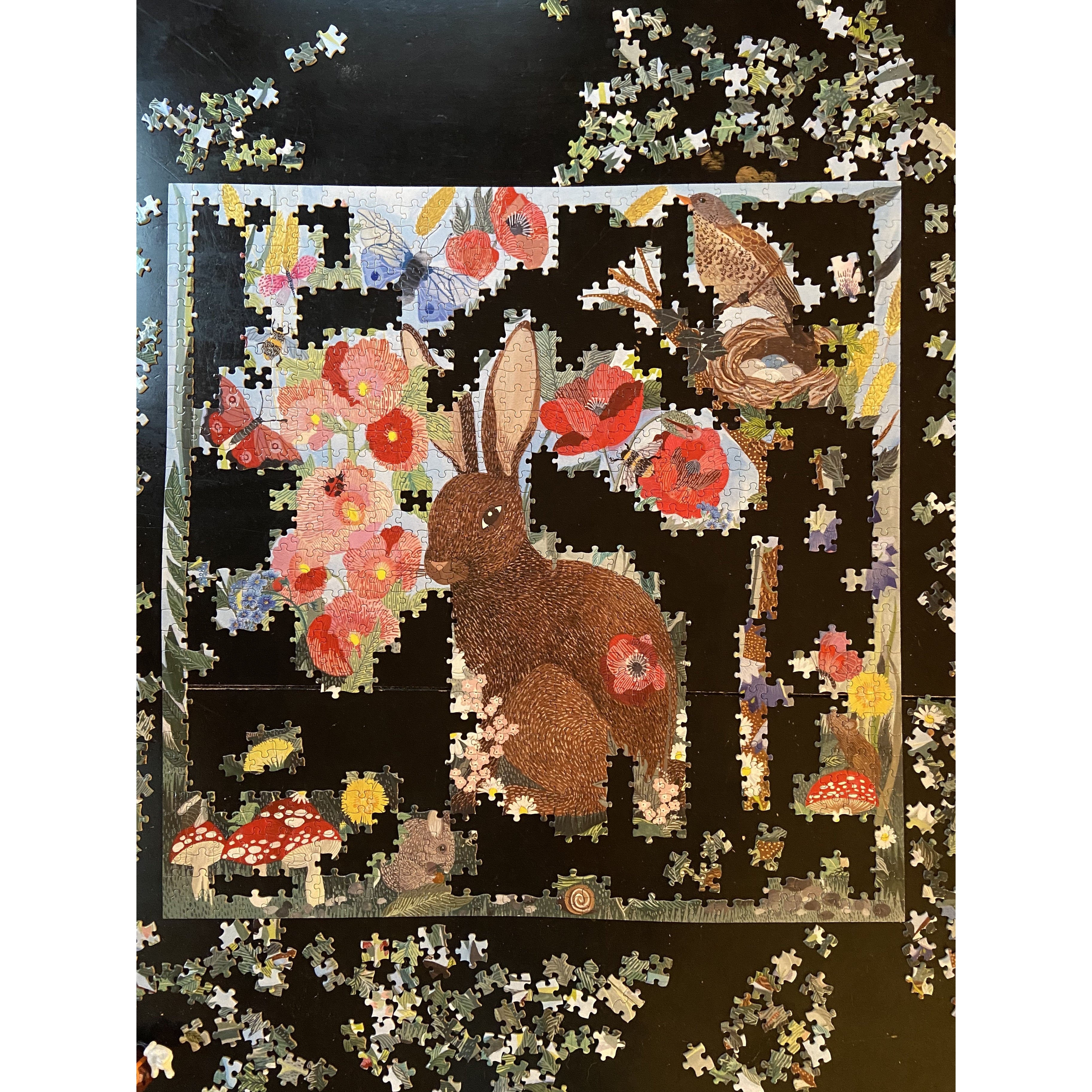 Poppy Bunny 1000 Piece Puzzle