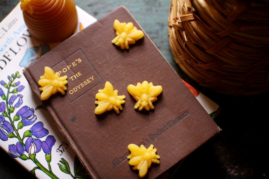 Beeswax Honeybee Charms