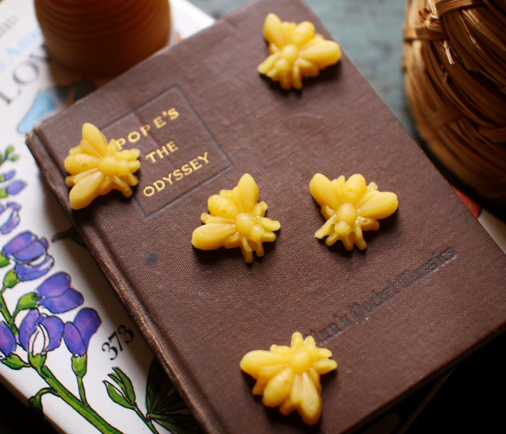 Beeswax Honeybee Charms