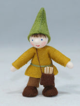 Load image into Gallery viewer, Little Brother Gnome Felted Waldorf Doll - Three Skin Tones
