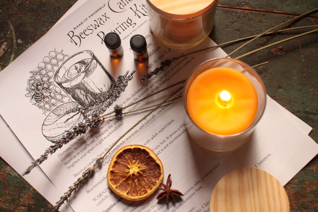 Beeswax Candle Pouring Kit