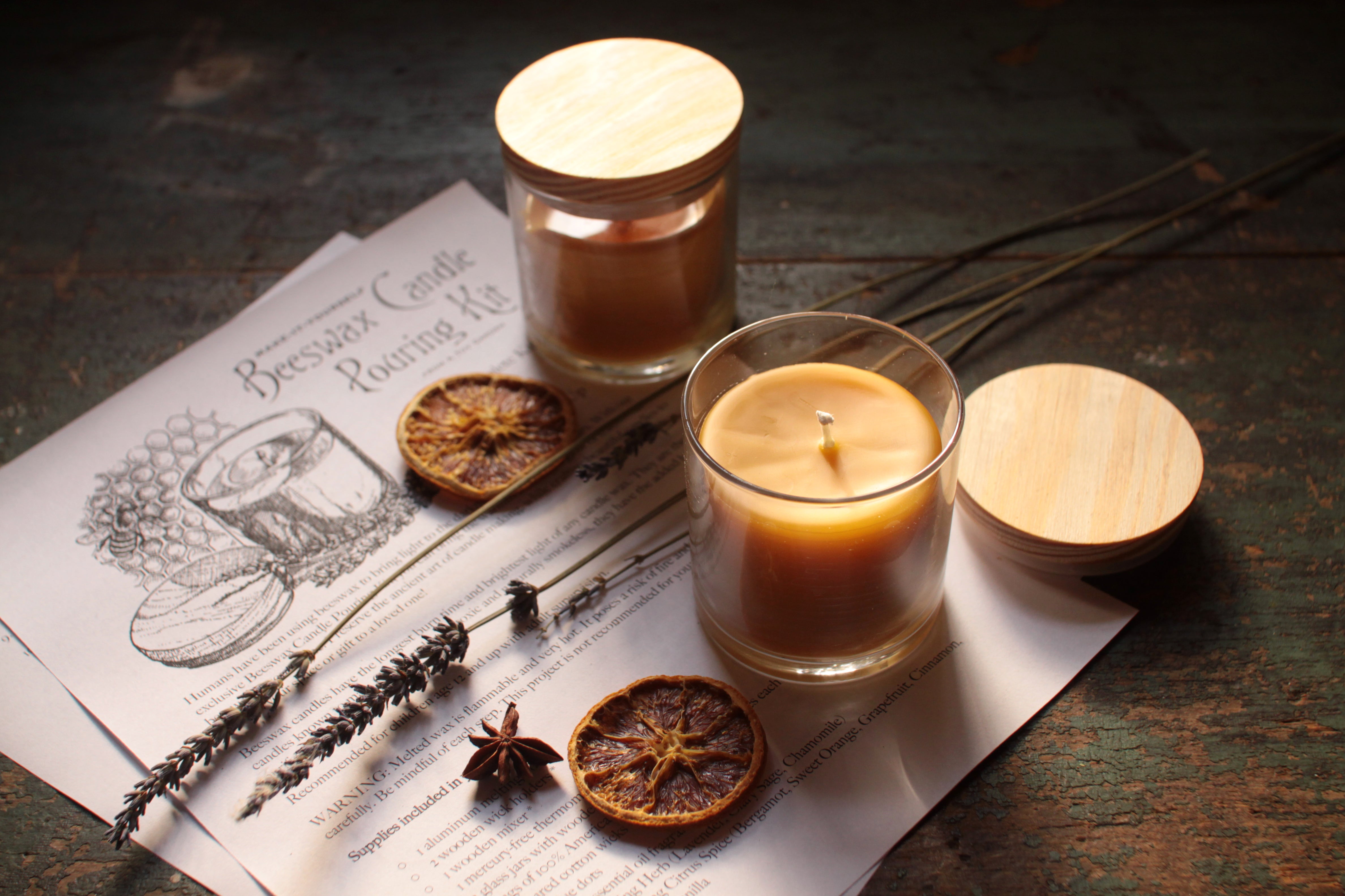 Beeswax Candle Pouring Kit
